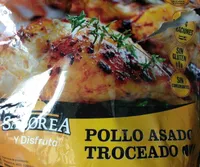 Pollo asado troceado