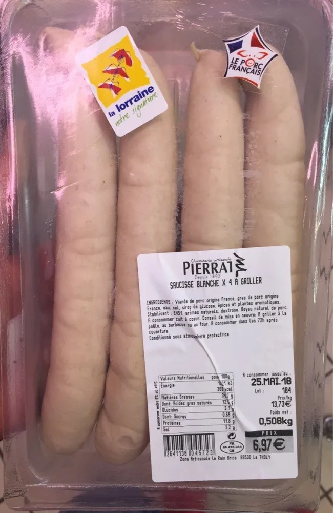 Saucisse blanche