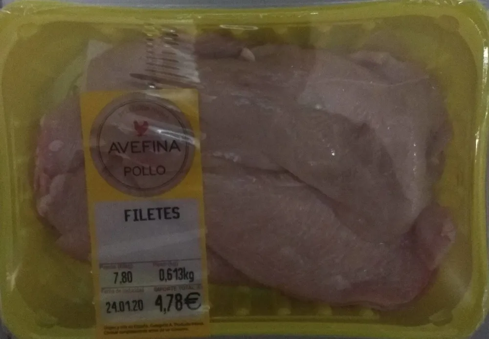 Filetes de pollo