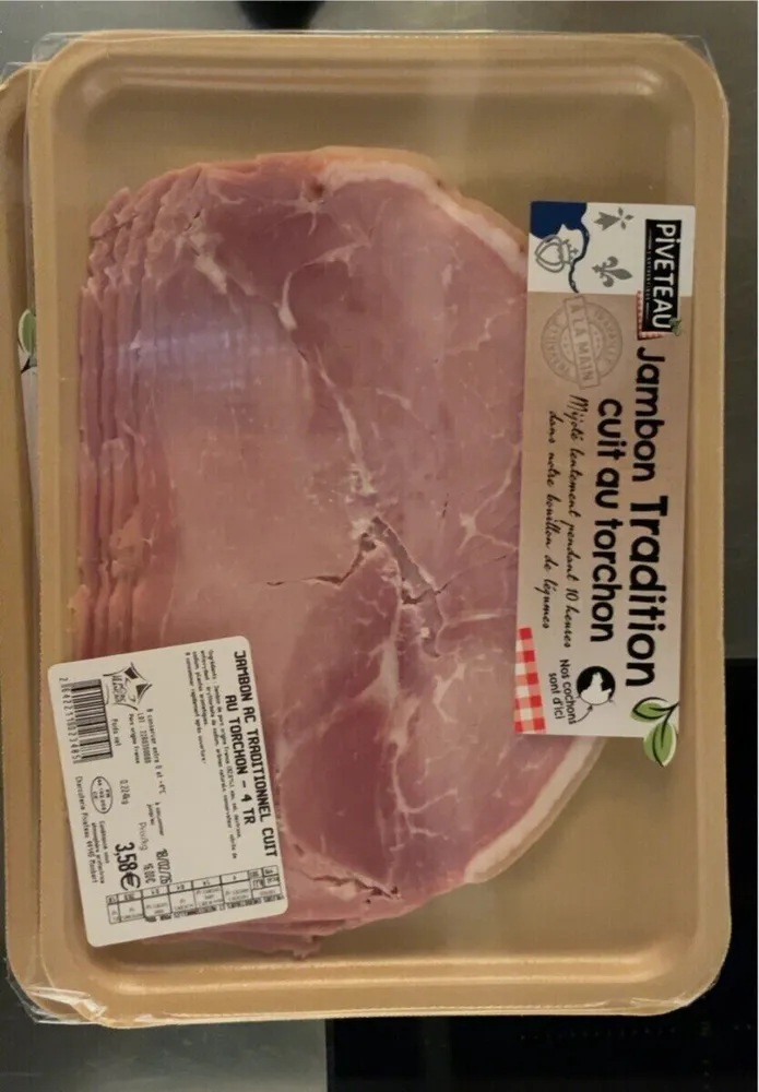 Jambon tradition cuit au torchon