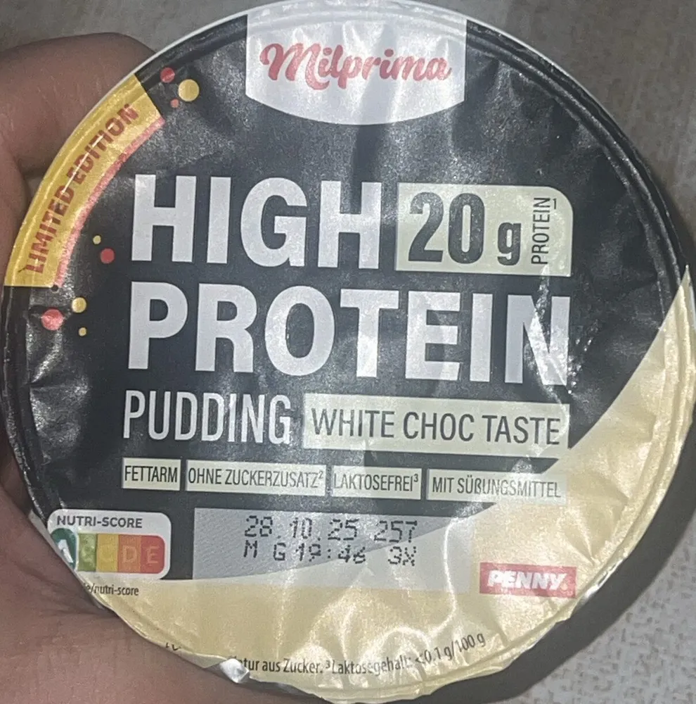 High Protein Pudding White Chocolate