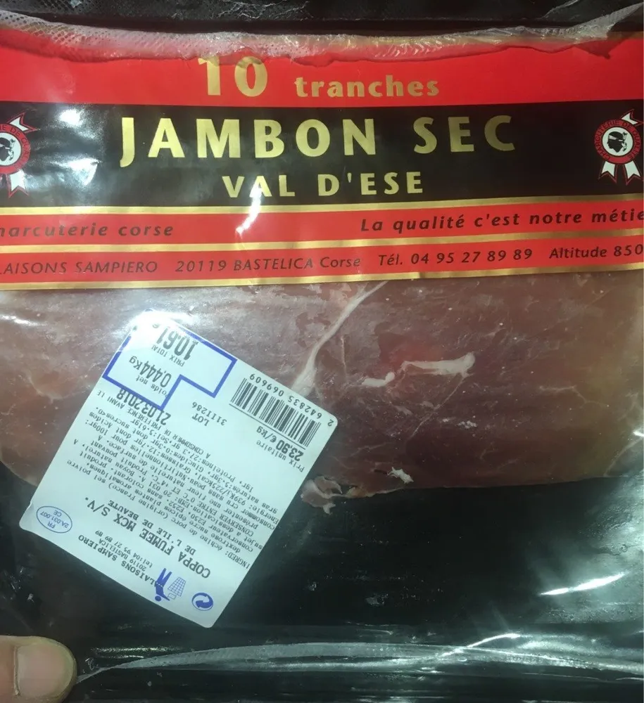 Jambon sec val d’ese