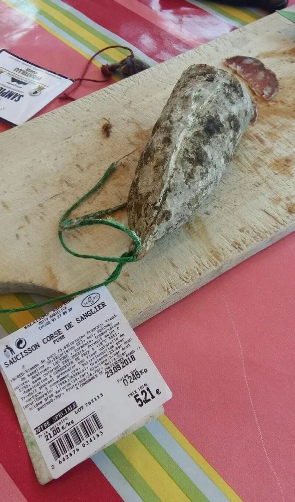 Saucisson corse de sanglier