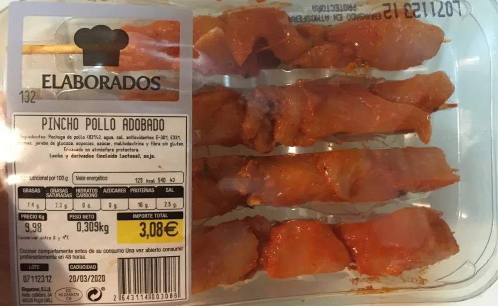 Pincho de pollo