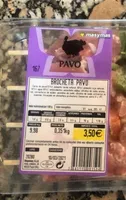 Brocheta pavo