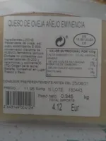 Queso de oveja añejo eminencia de Selene la guapa