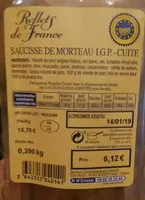 Saucisse de morteau igp cuite