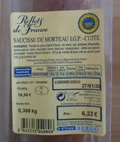 Saucisse de Morteau I.G.P cuite
