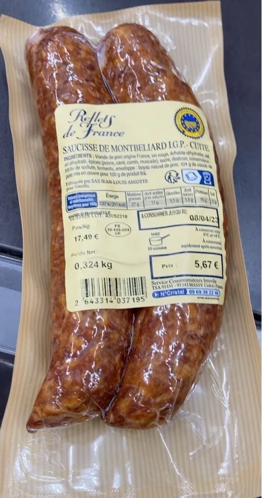 Saucisses de Montbelliard