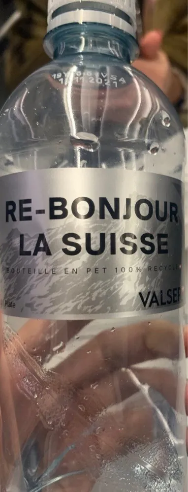 Valser eau plate