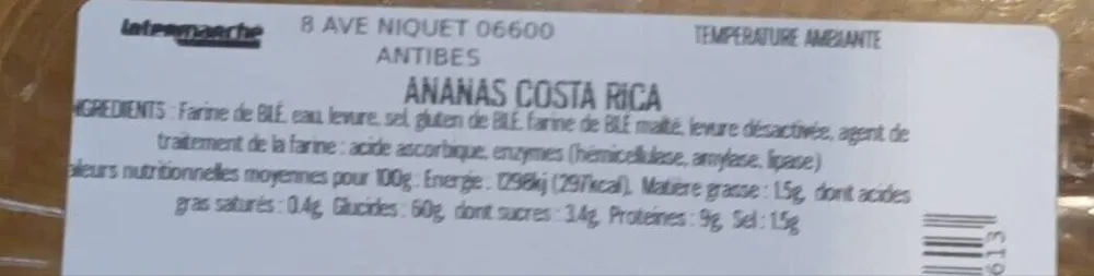 Ananas du costa rica