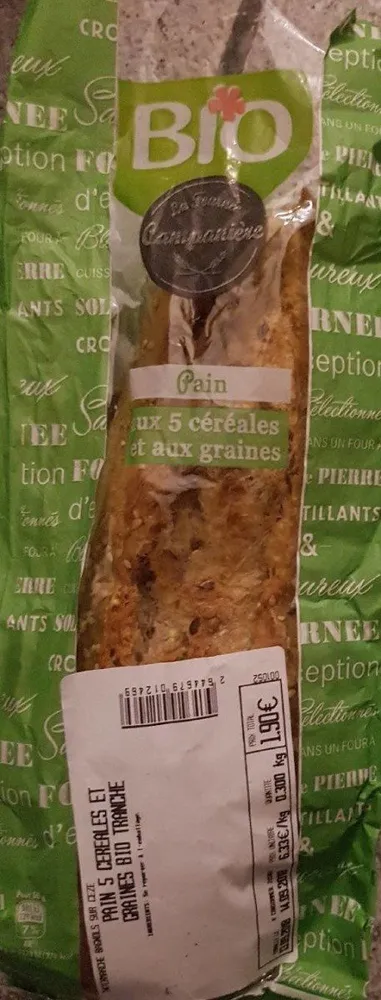 Pain bio aux céréales