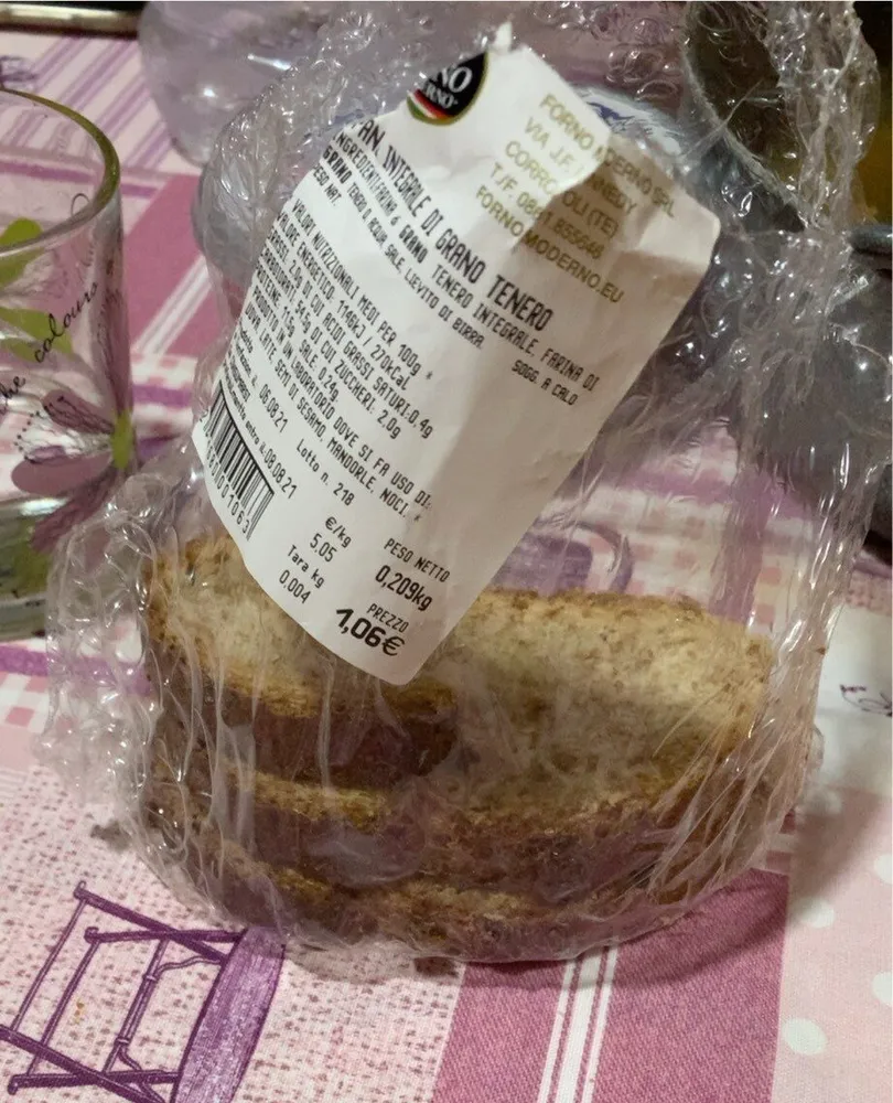 Pane integrale di grano tenero