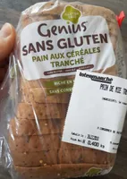 Pain aux céréales tranché