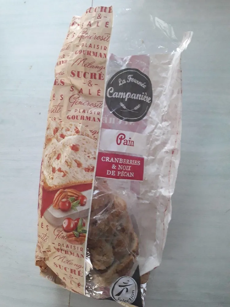 Pain spécial cranberries noix de pécan