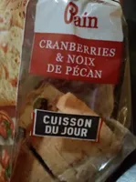 Pain noix de pecan et cranberries