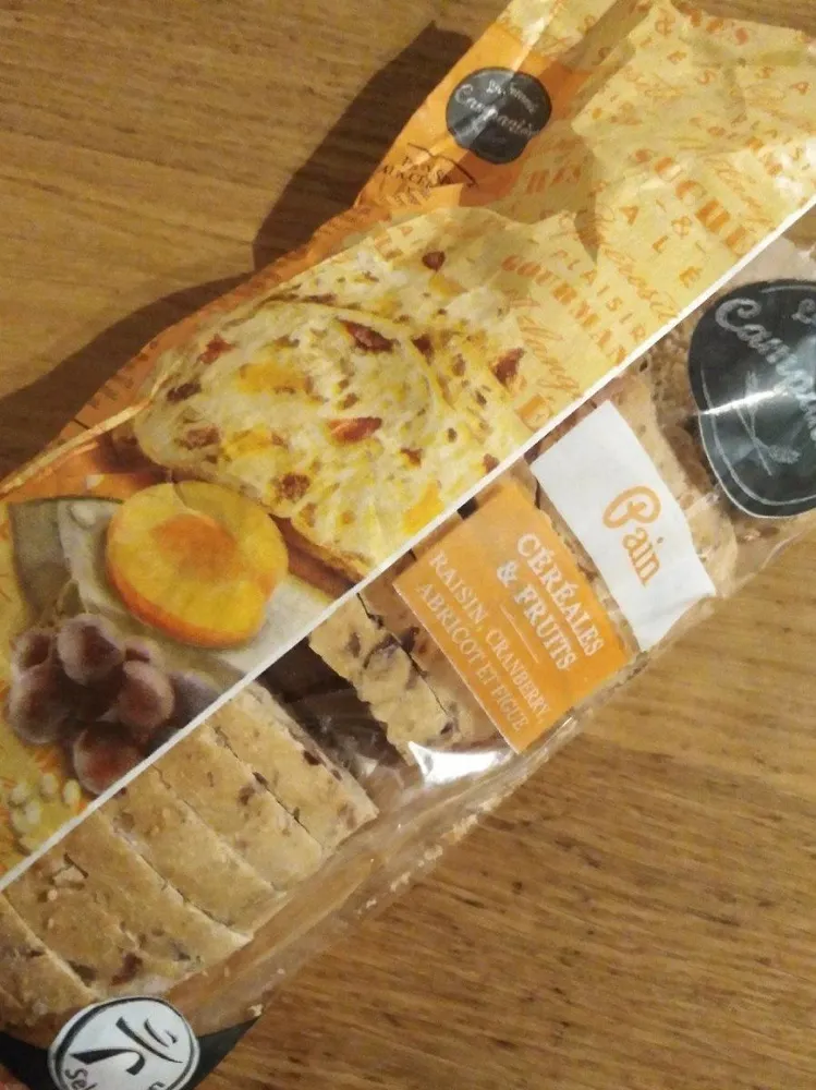 Pain spécial céréales et fruits