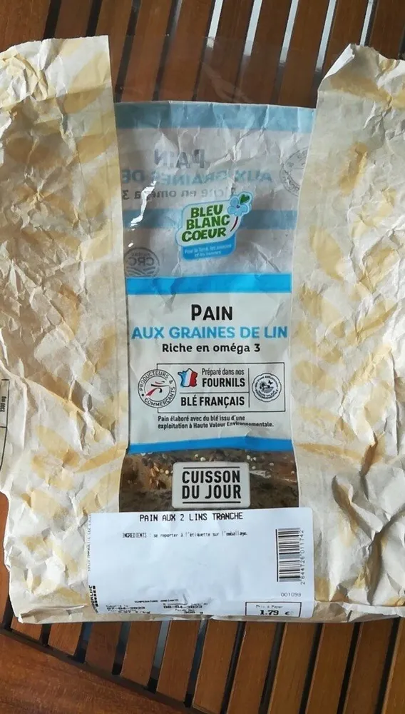 Pain aux graines de lin