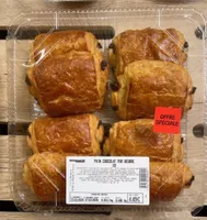 Pain au chocolat, pur, beurre x8