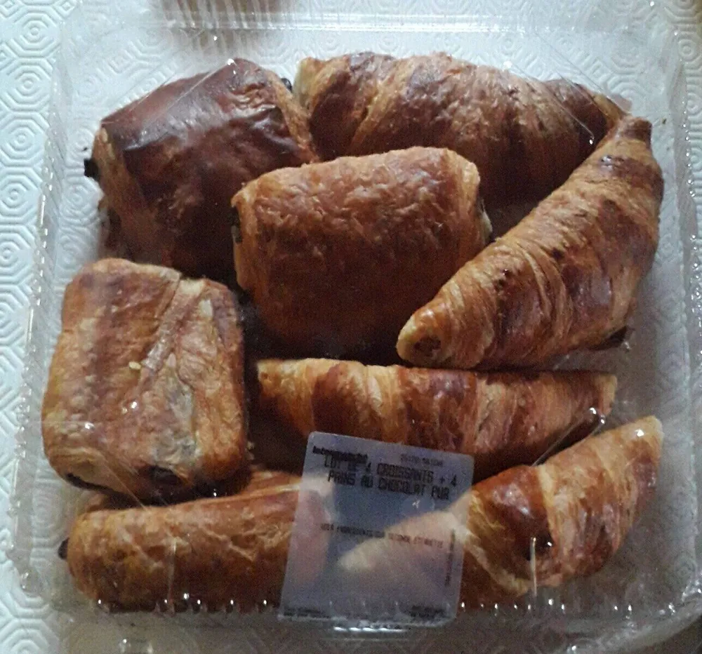 Croissants et petits pains au chocolat