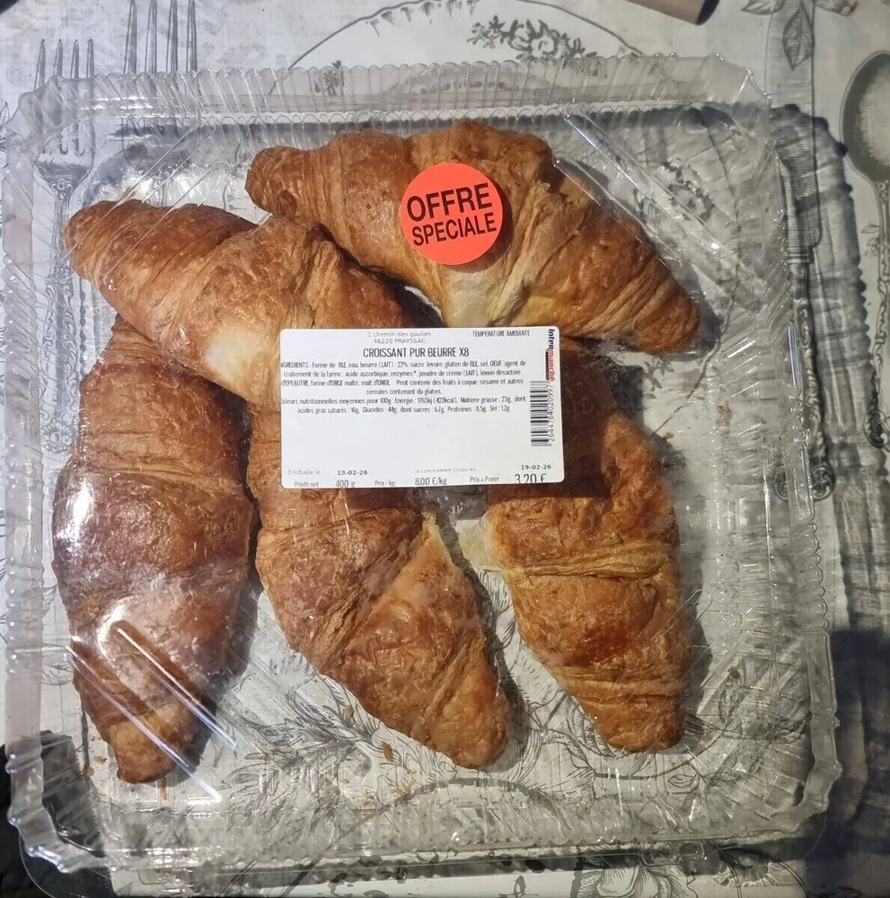 Croissants pur beurre