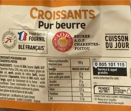 Croissants pur beurre