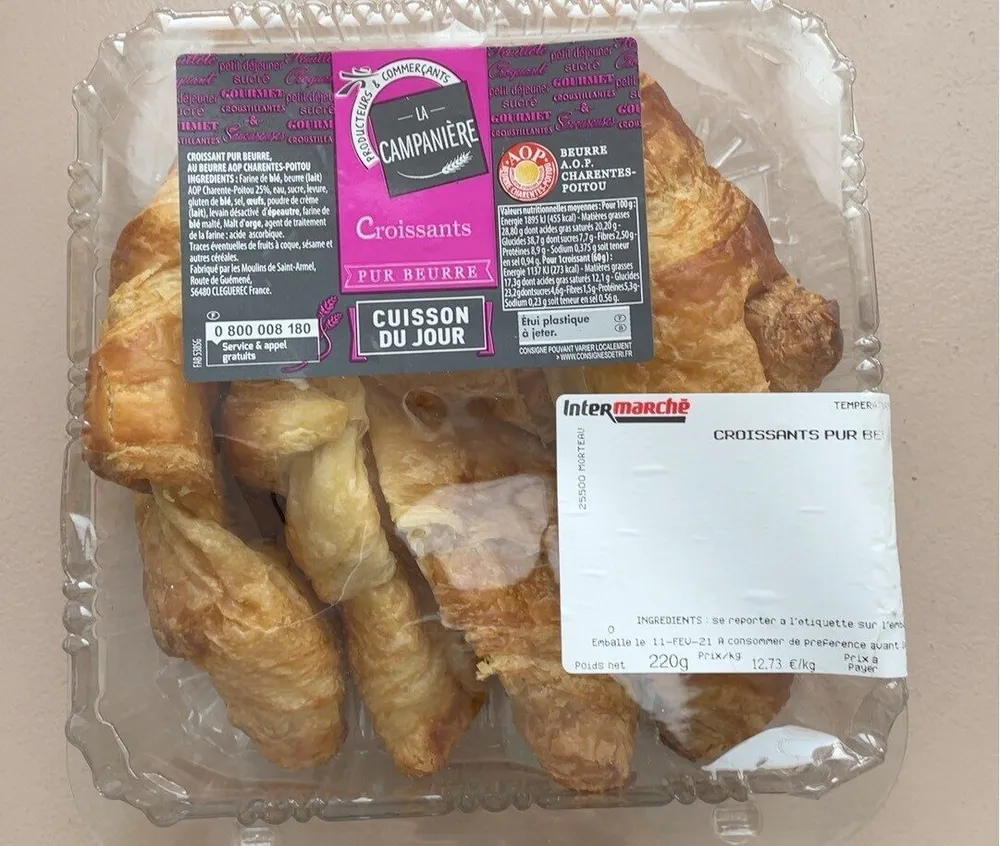Croissants pur beurre