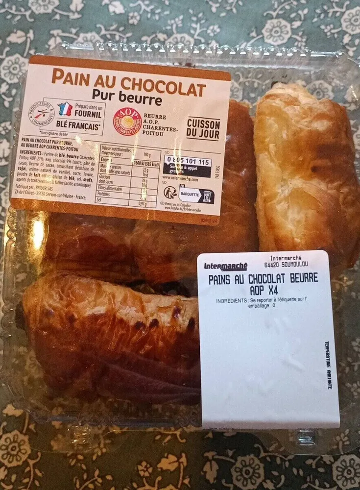 Pain au chocolat Intermarché