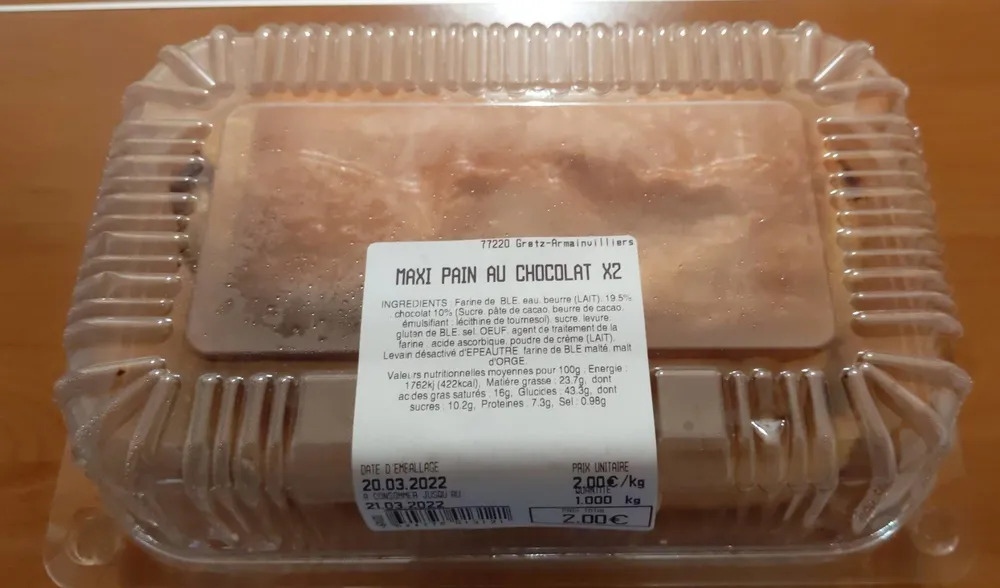Maxi pain au chocolat