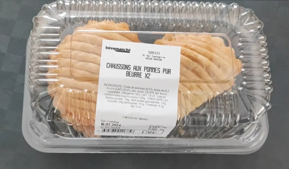 CHAUSSONS AUX POMMES PUR BEURRE