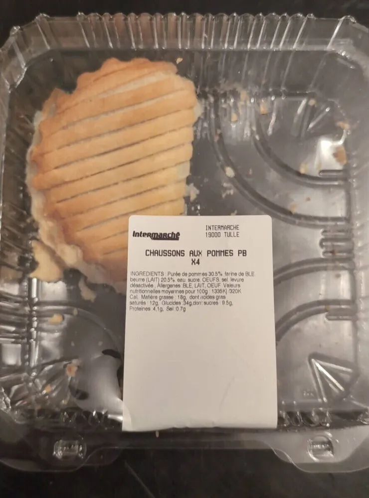 Chausson à la compote de pomme
