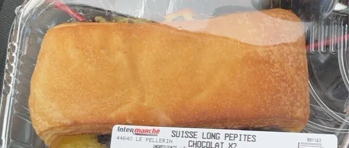 Suisse long pepited chocolat X2