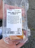 suisse long au pépites de chocolat