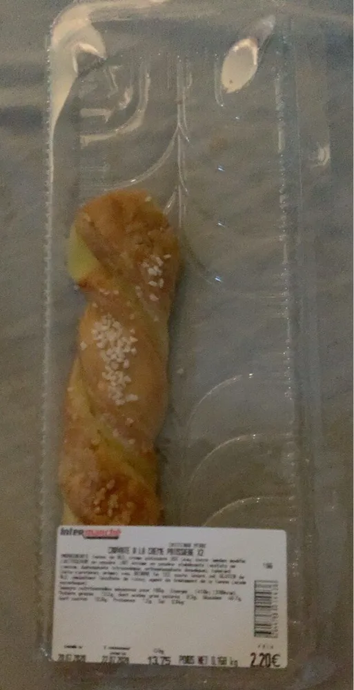 Cravate à la crème patissière