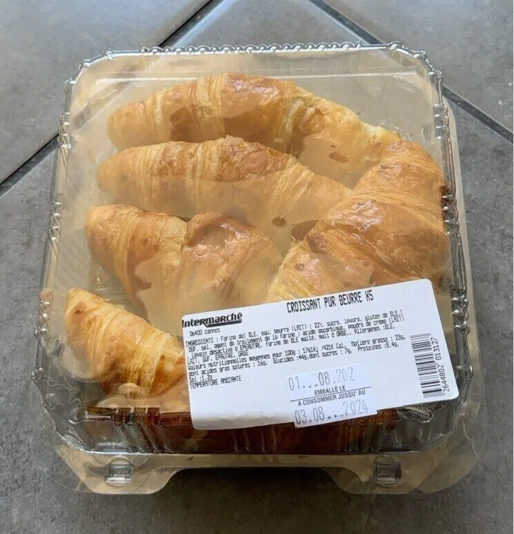 Croissant pur beurre x5