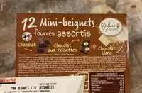 12 mini beignets fourrés