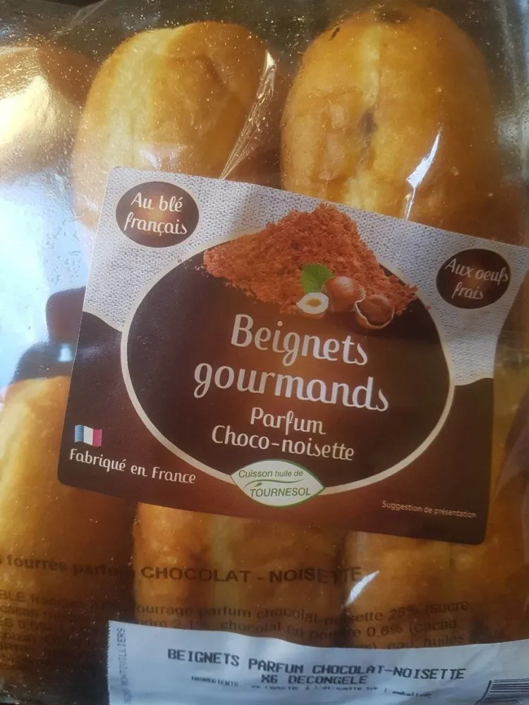 Beignet parfum chocolat noisette