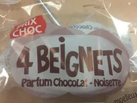 Beignets Parfum Chocolat-Noisette décongelés