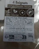 Beignets parfum chocolat-noisette X4
