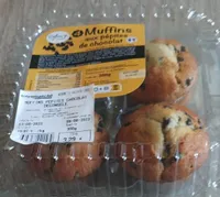4 Muffins aux pépites de chocolat