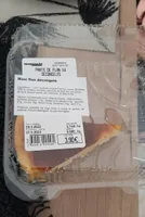 Parts de flans décongelé