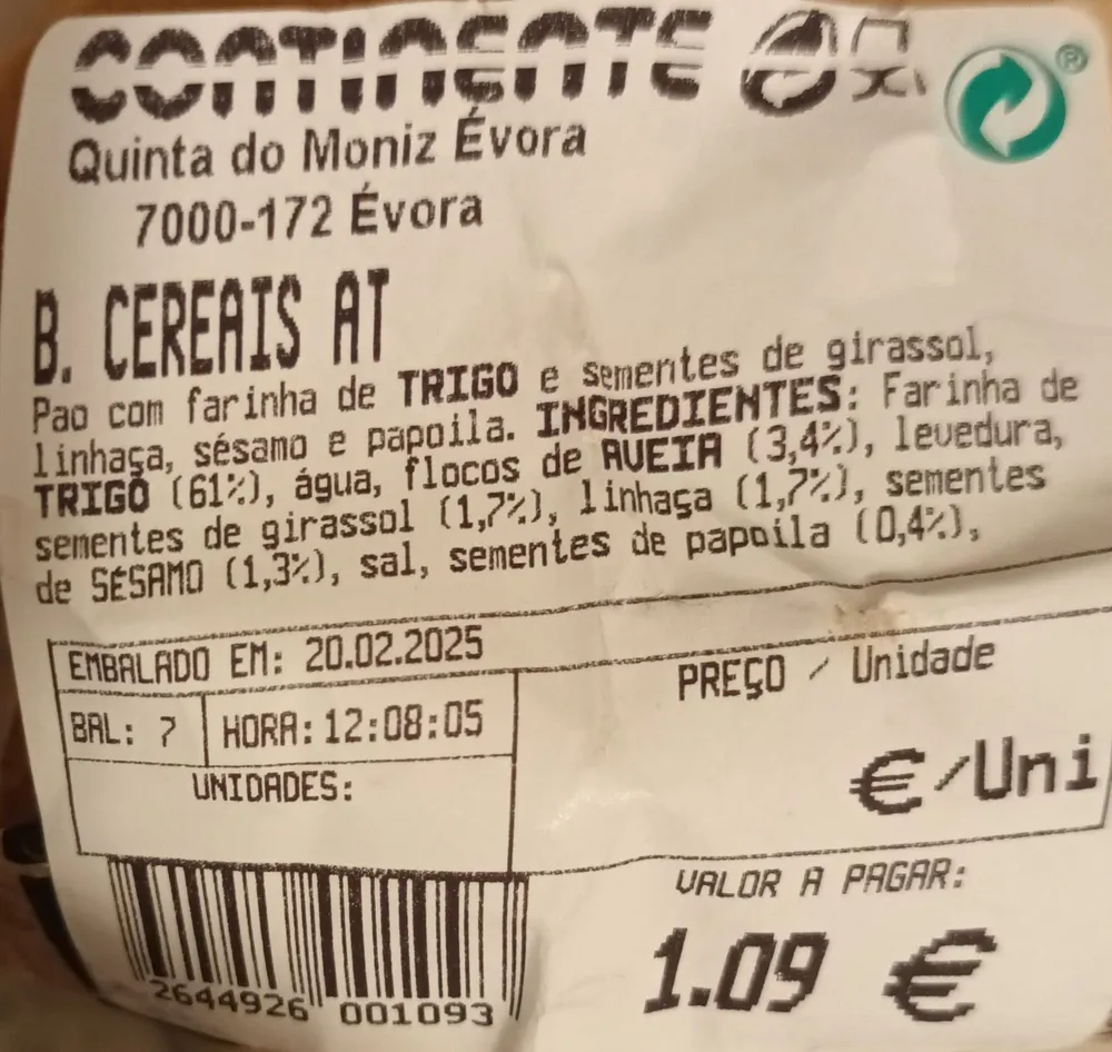 B. CEREAIS AT