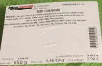 Tarte flan nature