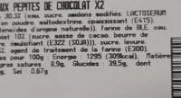 Torsades aux pépites de chocolat X2