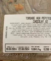 Torsade aux pépites de chocolats x2