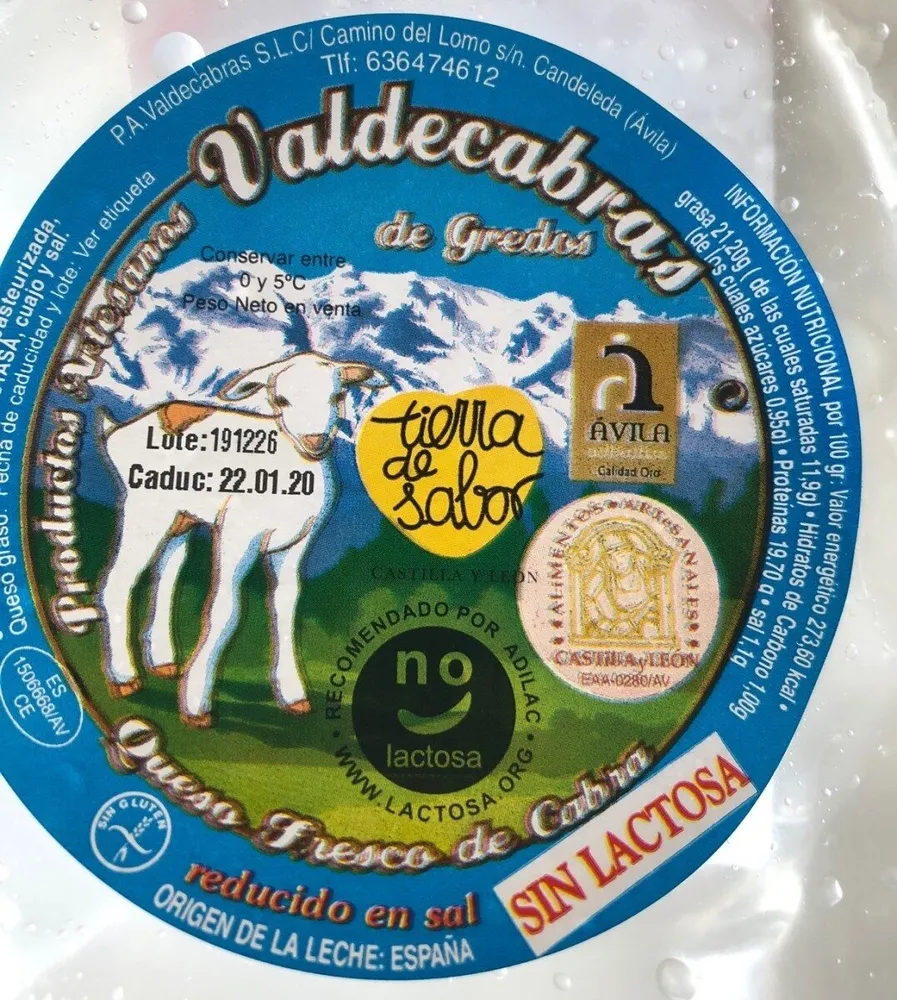 Queso fresco de cabra