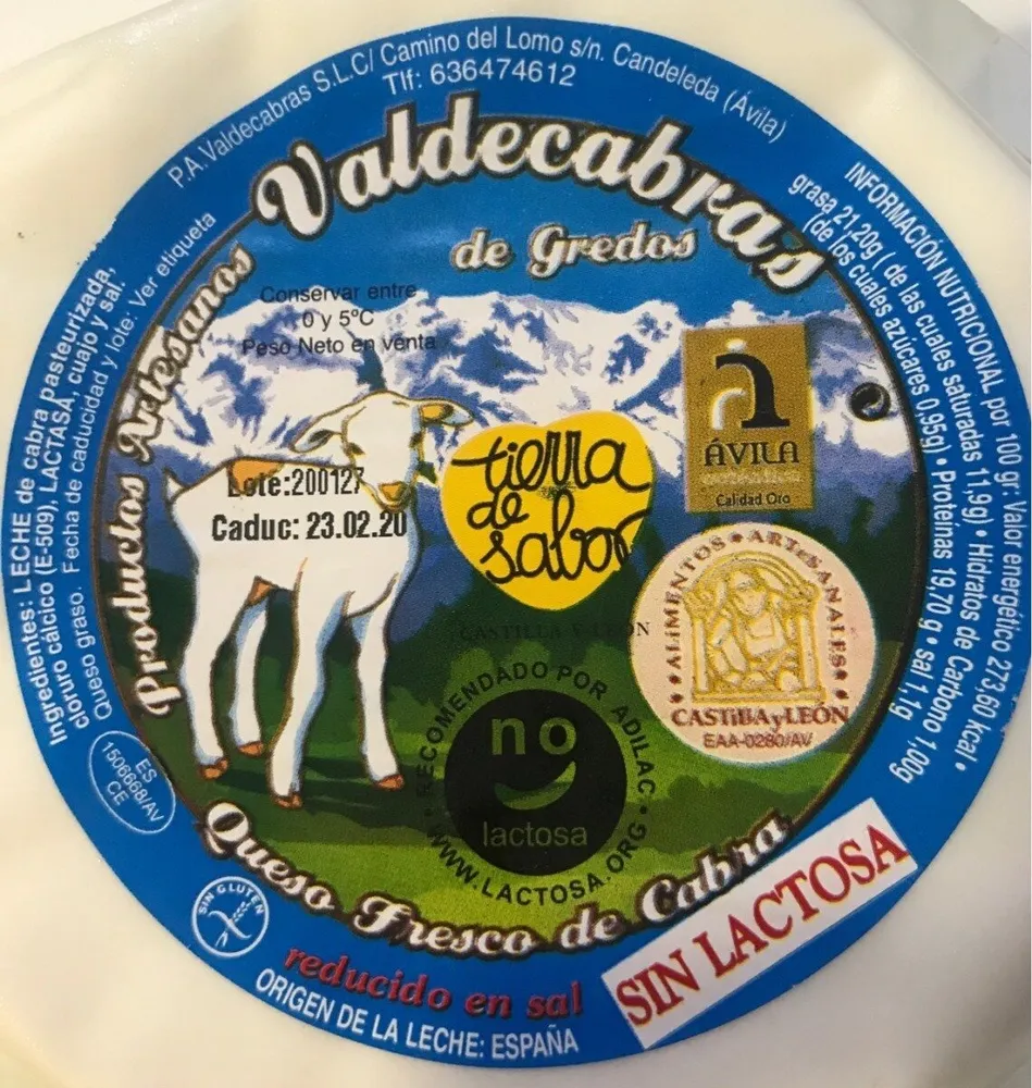 Queso fresco de cabra