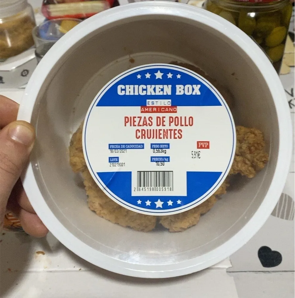 Chicken box estilo americano