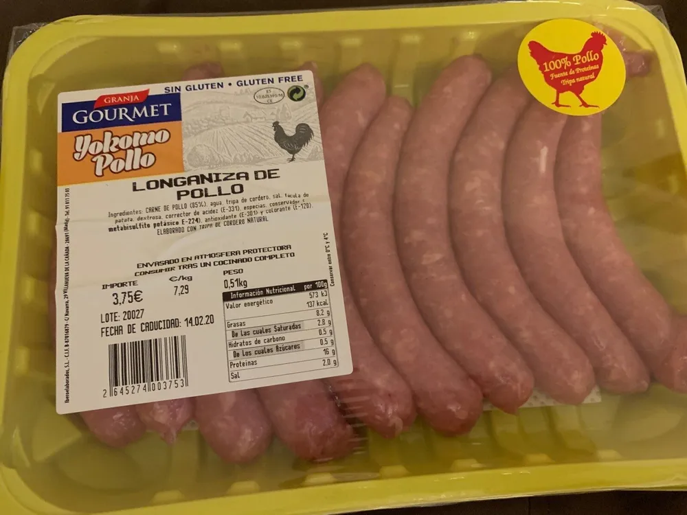 Longaniza de pollo