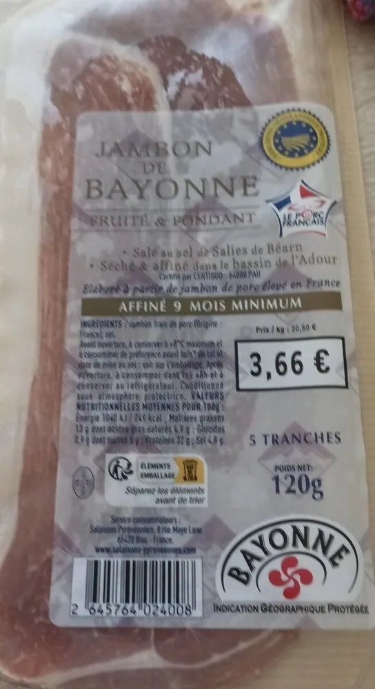 Jambon de bayonne
